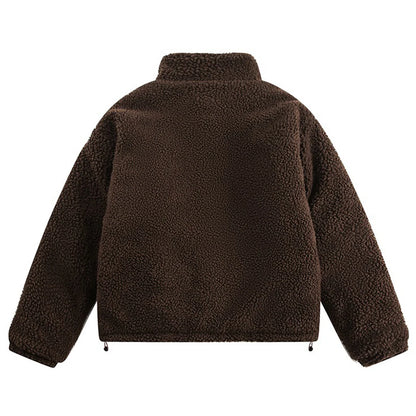 Winter Brown Lambswool Coat