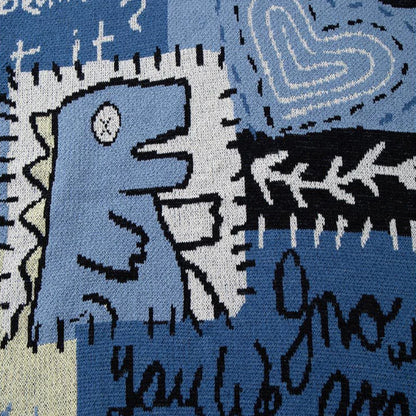 Haruja - Y2K Dinosaur Sweaters