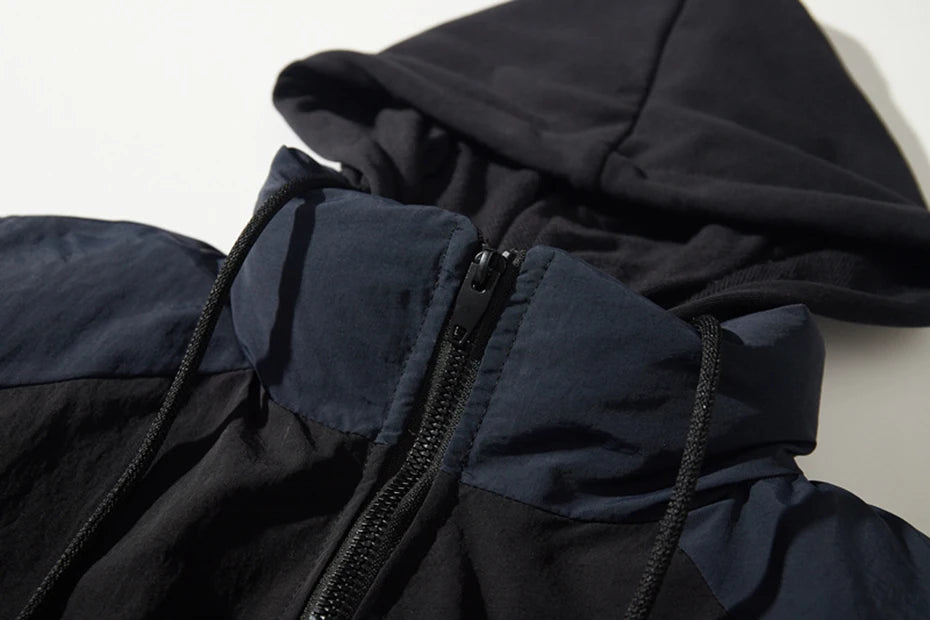 Haruja - Black Winter Patchwork Jacket