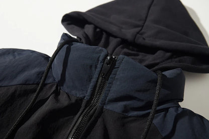 Haruja - Black Winter Patchwork Jacket