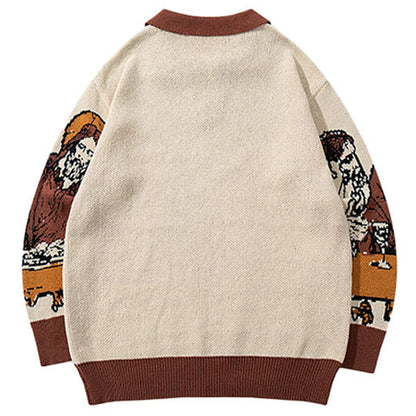 Haruja - The Last Supper Vintage Sweater