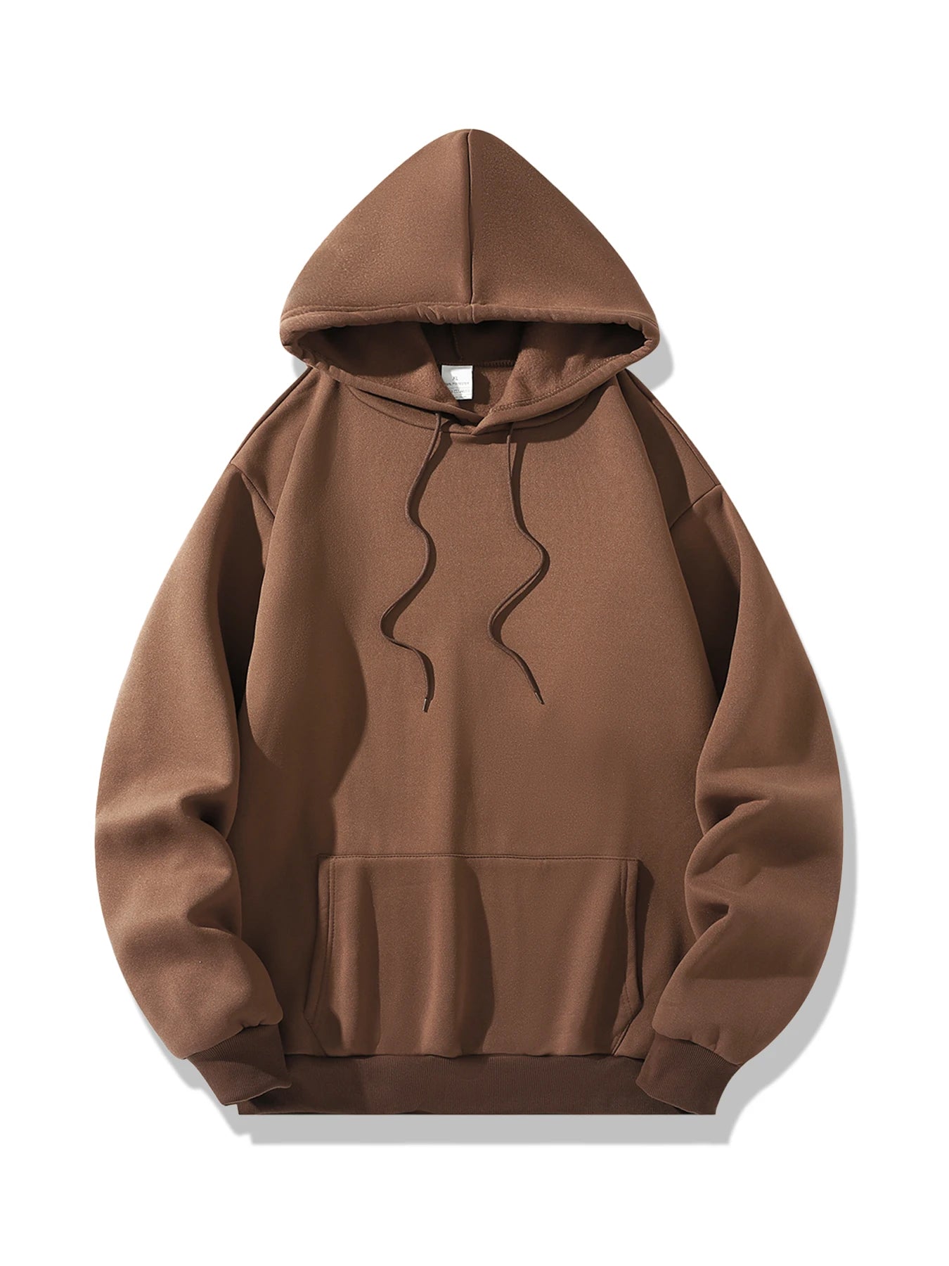 basic brown hoodie