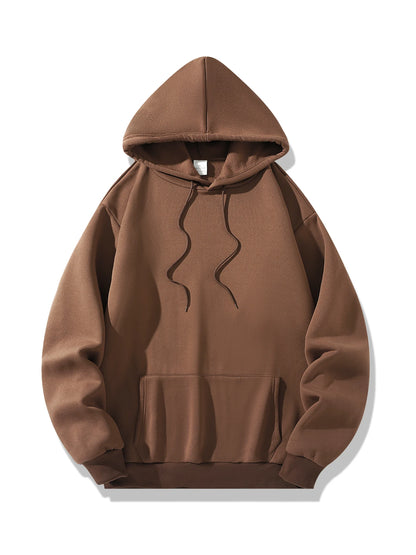 basic brown hoodie