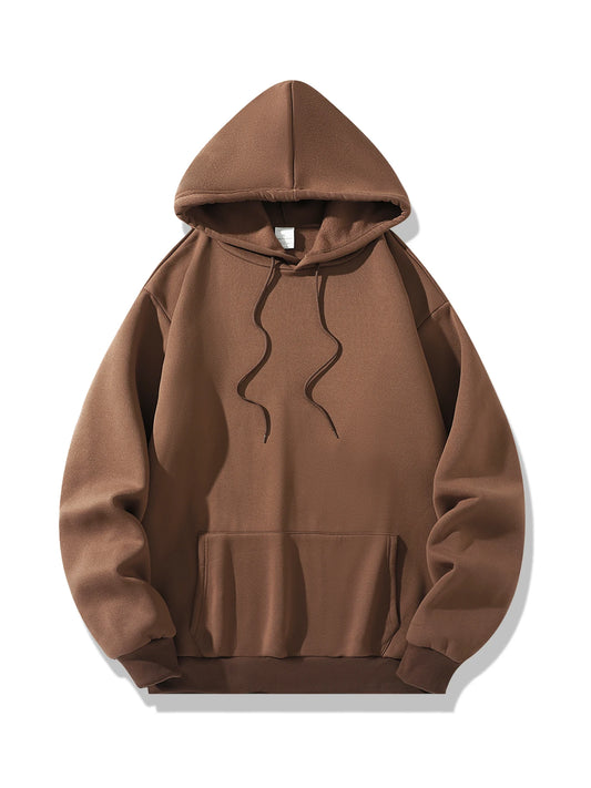 basic brown hoodie