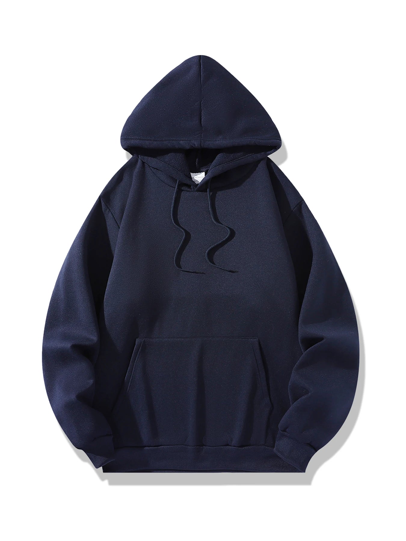 basic navy blue hoodie