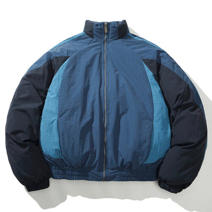 blue vintage winter jacket front