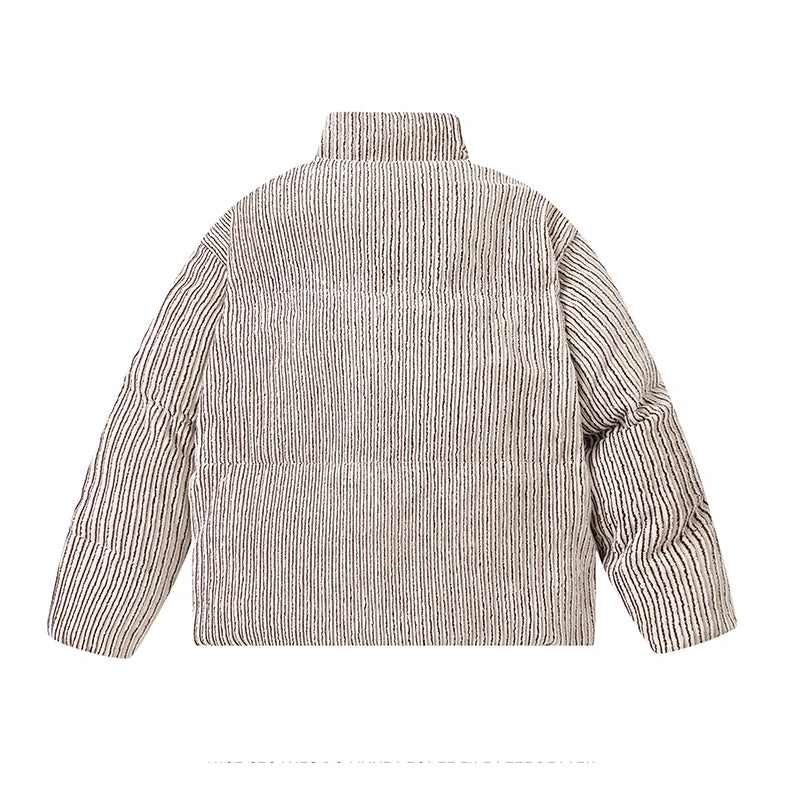 brown corduroy coat back