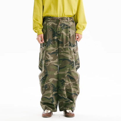 camouflage cargo pant front
