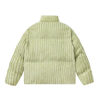 green corduroy coat back