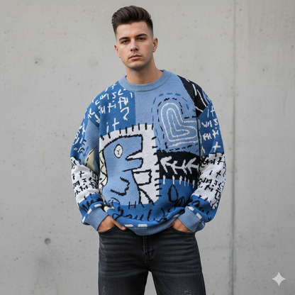 Haruja - Y2K Dinosaur Sweaters