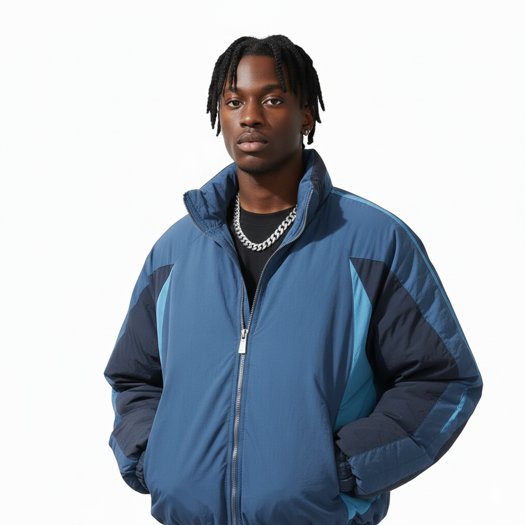 men wear blue_vintage_winter_jacket_front