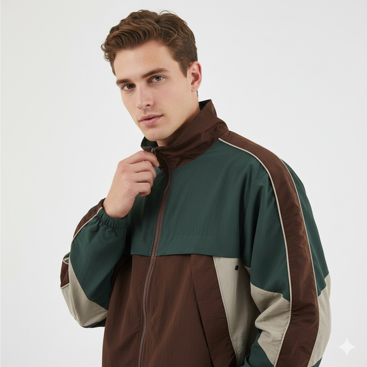 men wear vintage-patchwork-jacket