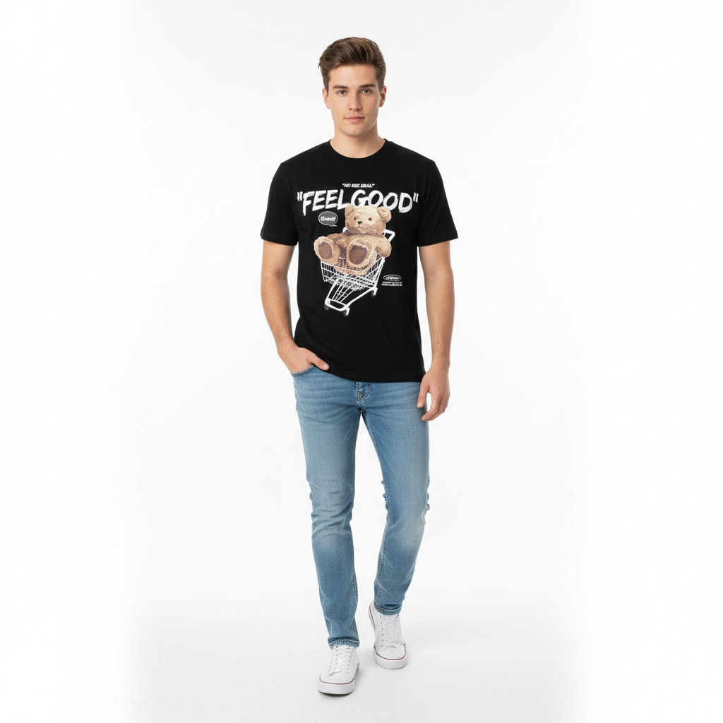 haruja_feel_good_bear_black_tee