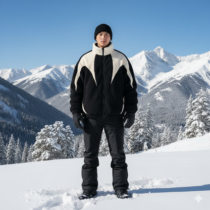 men wearing haruja_winter_sherpa_coat