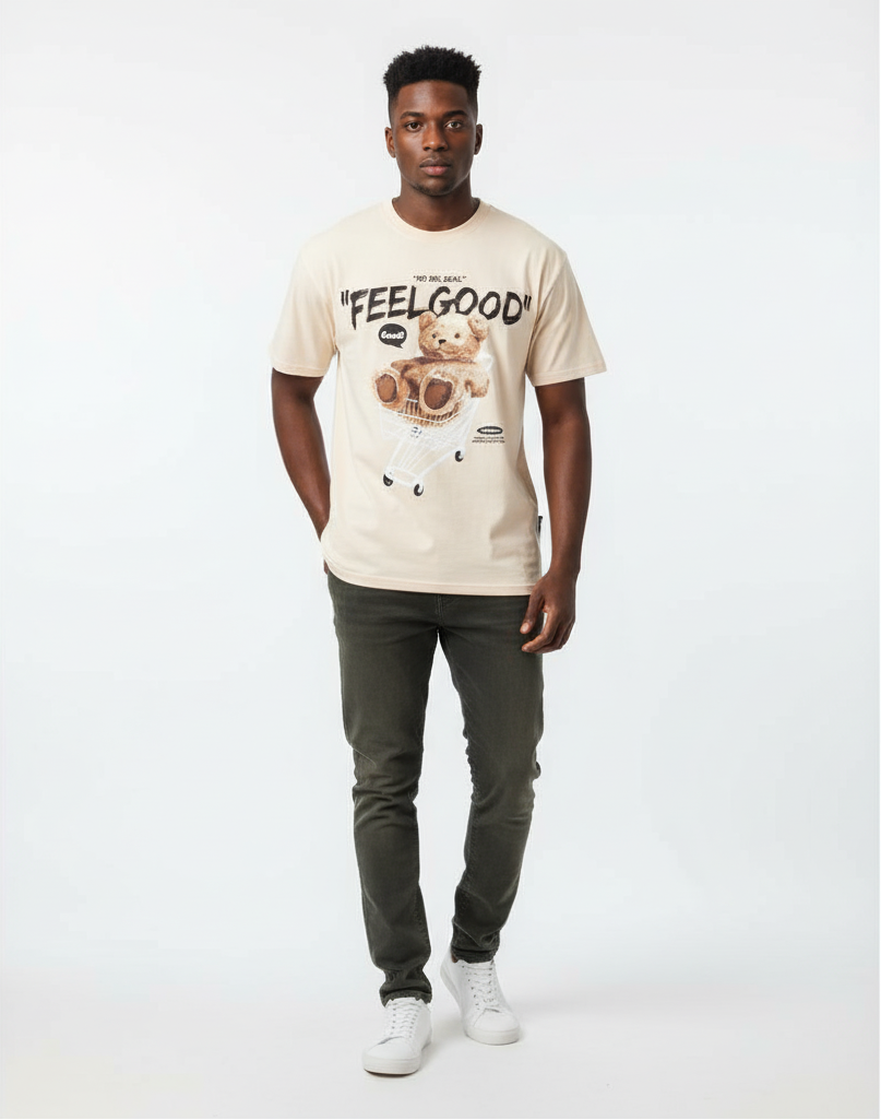 Haruja - " Feel Good " Bear Tee