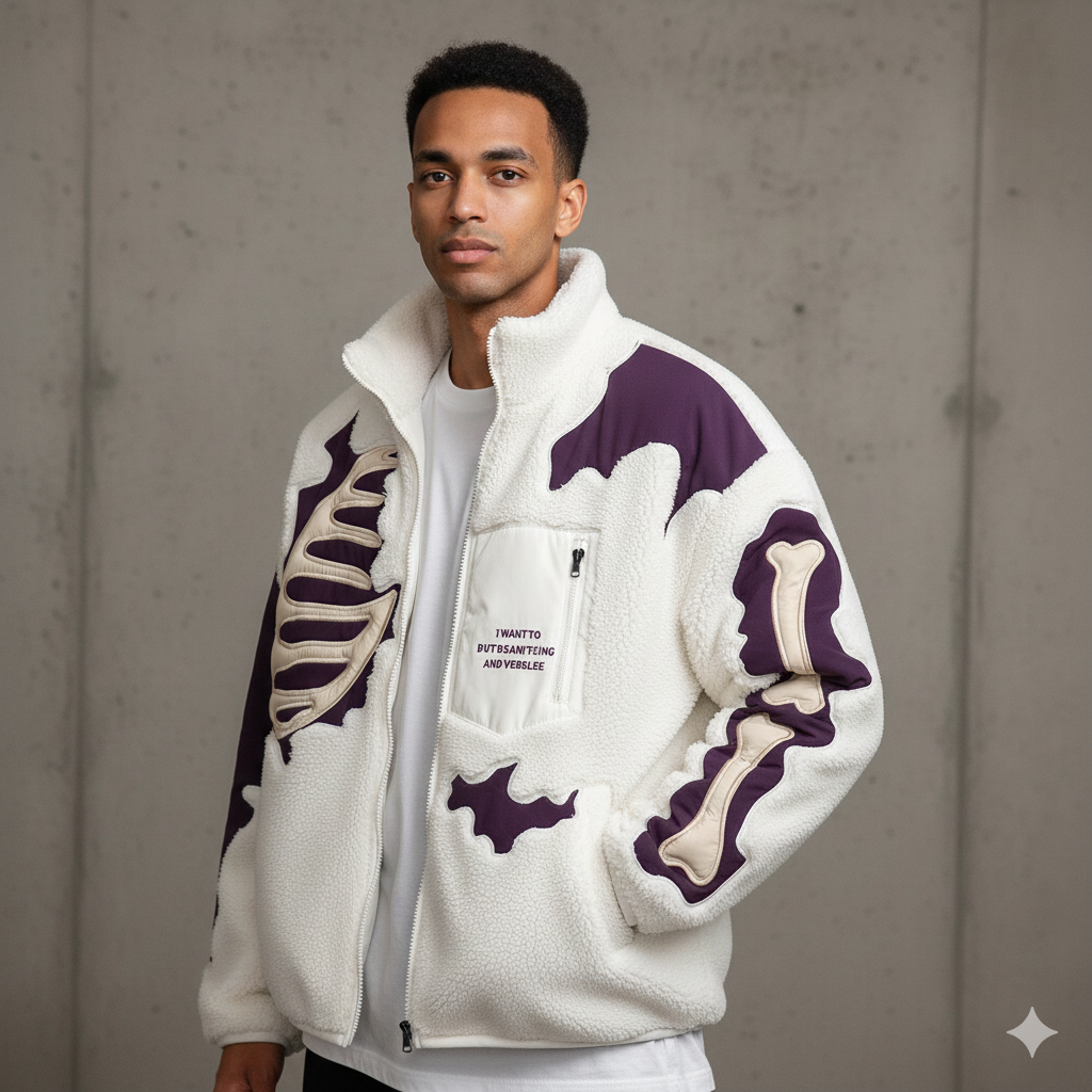 men wearing white skeleton coat