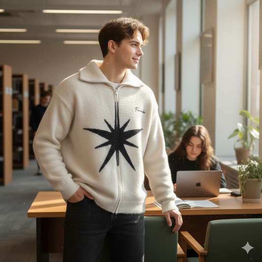 student wear beige_star_vintage_sweater