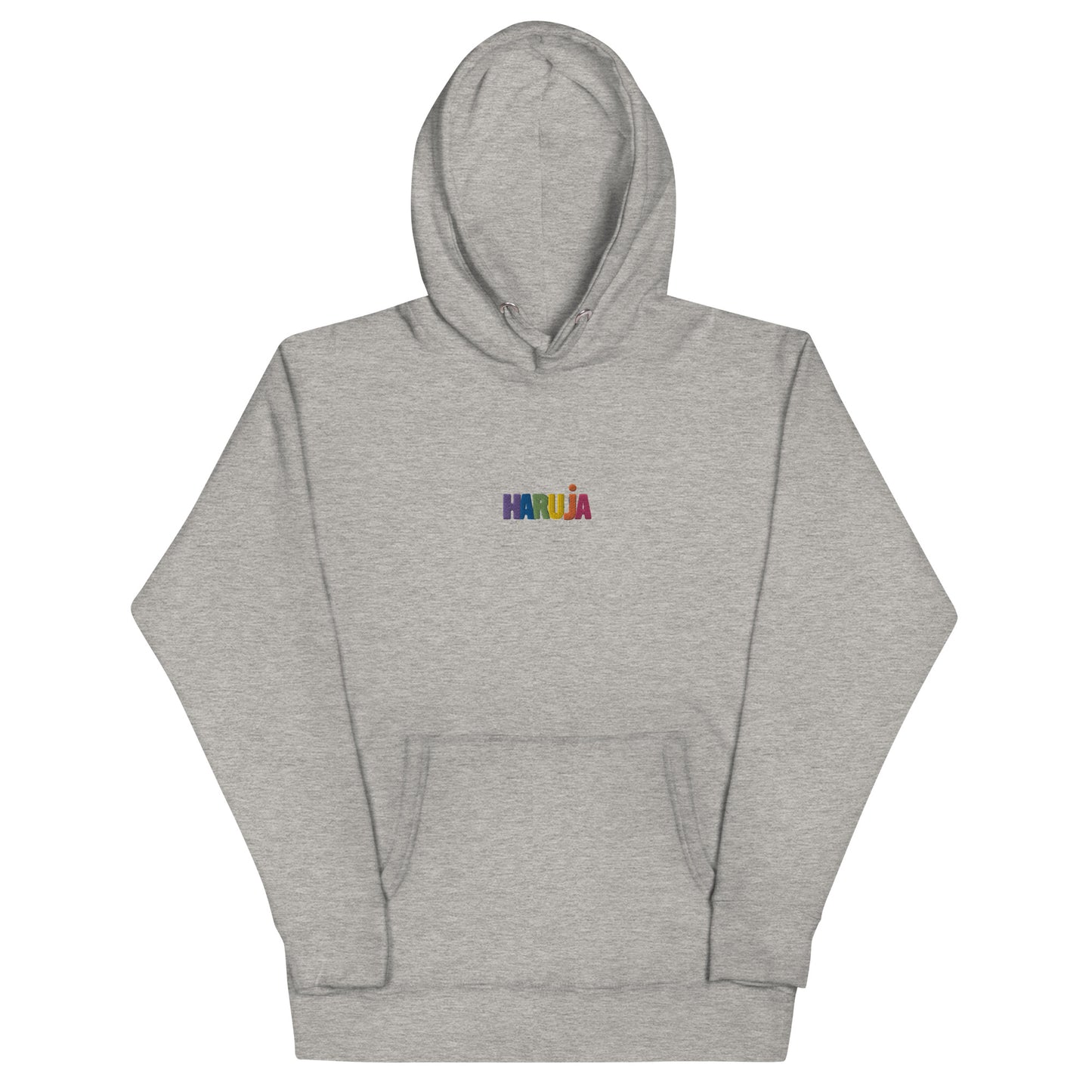 Haruja - Multicolored Embroidered grey hoodie