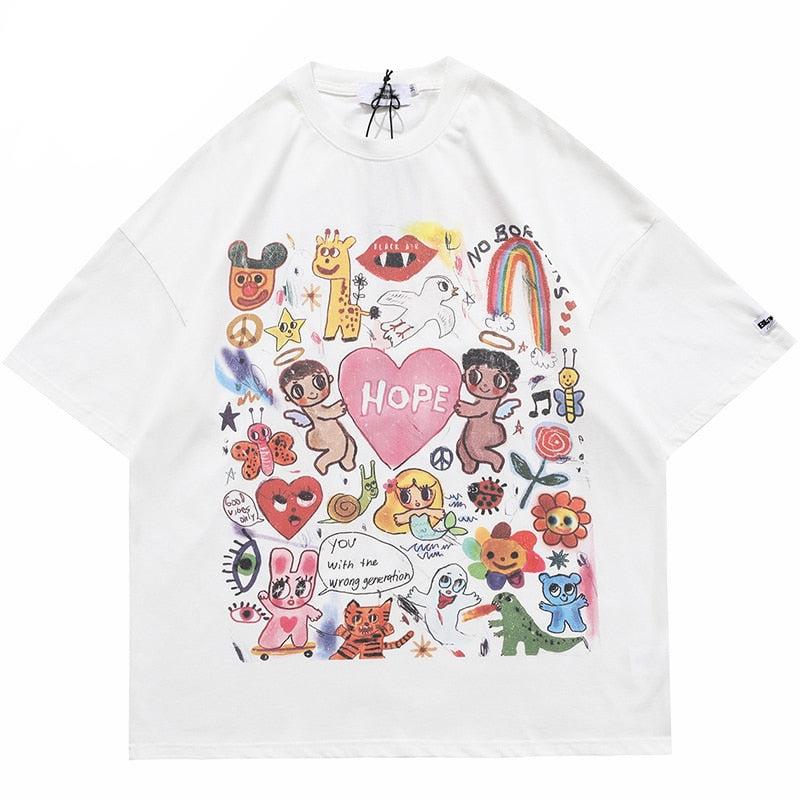 haruja hope white tee