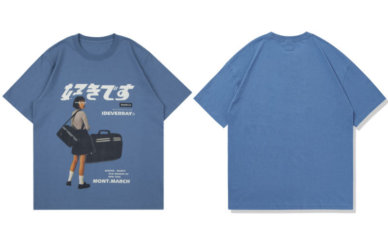 haruja japanese girl tee 