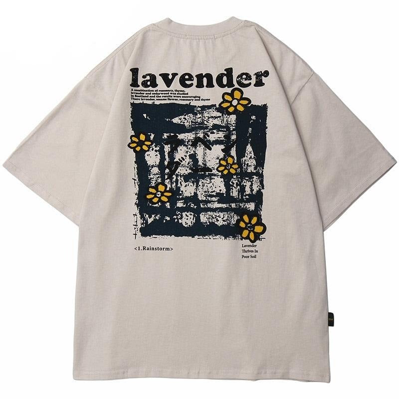 haruja lavender grey tee