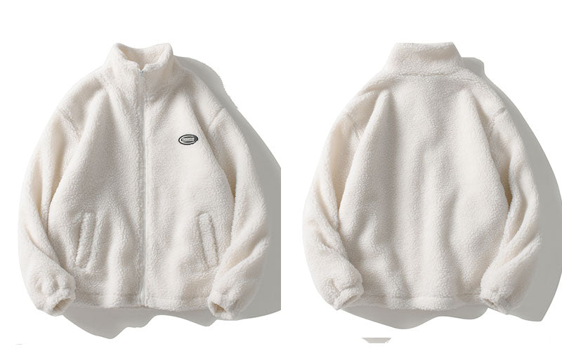 haruja - Classic Sherpa white Coat