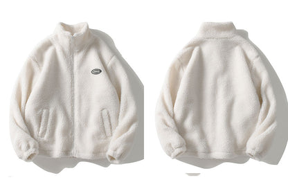 haruja - Classic Sherpa white Coat